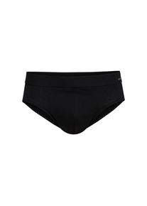 Calida, Herren, Slip &raquo;Cotton Code&laquo; Baumwoll-Mix, elastisch, ohne Eingriff, Single Jersey, weich, schwarz, S (46/48), Herrenslip von Calida