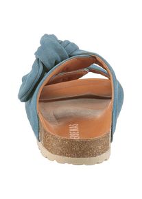 VERBENAS, Damen, Pantolette &raquo;Rain&laquo; , Sommerschuh, Schlappen, Strandschuh, Hausschuh mit Softfu&szlig;bett, jeansblau, 35, jeansblau, Sch&ouml;ne Sommerpantolette