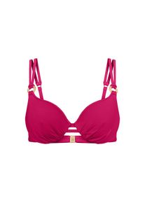 Triumph, Damen, B&uuml;gel-Bikini-Top &raquo;Summer Twist WP 01&laquo; gepolstert, Zierringe, BERRY, Cup B, 36 - Cup B, BERRY, Bikinioberteil von Triumph