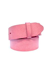 Rettungsring G&uuml;rtel, Damen, G&uuml;rtelriemen, pink, pink, Hochwertiges Vollrindleder aus Italien 4cm Breite