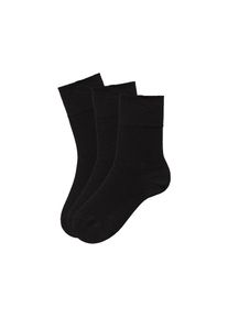 H.I.S. H.I.S, Damen, Socken Packung, 3 Stk. tlg. mit Komfortbund auch f&uuml;r Diabetiker geeignet, 3x schwarz, 39-42, 3x schwarz, 3er-Pack Socken &ndash; auch f&uuml;r 