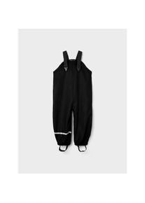 name it, Damen, Regenhose &raquo;NKNDRY f&uuml;r M&auml;dchen mit reflektierenden Details&laquo; unifarben, basic, regular fit, Kunstfaser, Web, Black, 122, Regenhose von 