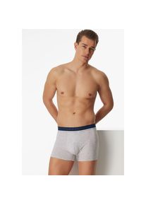 Schiesser, Herren, Boxer &raquo;95/5&laquo; 3er-Pack, mit sportlichem Logo-Webgummibund, 909-rot/blau/grau meliert, 8, Herren-Shorts von Schiesser
