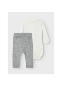 name it, Herren, Body &raquo;NBMADAM LS BODY SET NOOS&laquo; Set, 2 Stk., Dark Sapphire Detail:W. STRIPE PANT, N-Gr, 80 - N-Gr, Dark Sapphire Detail:W. STRIPE 