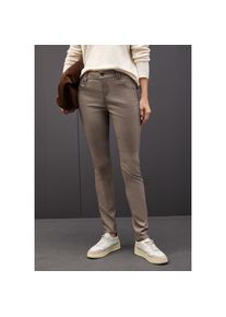 Street One, Damen, Stoffhose &raquo;Style York&laquo; mit Taschen, silk brown, 44 - L&auml;nge 30, Hose von Street One