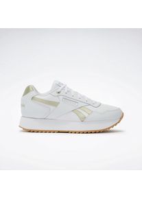 Reebok CLASSIC, Damen, Sneaker &raquo;REEBOK GLIDE RIPPLE DOUBLE&laquo;, WHITE/SAND/FLINT GREY METALLIC, 38,5, WHITE/SAND/FLINT GREY METALLIC, Pflegeleichter 