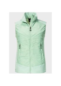 Sch&ouml;ffel Sch&ouml;ffel, Damen, Funktionsweste &raquo;Hybrid Vt Style Blaueis WMS&laquo;, 6205 - gr&uuml;n, 40, Hybridkonstruktion mit wasser- und windabweisenden, wattierten Zonen