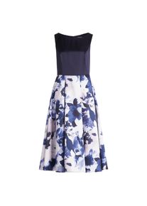 Vera Mont, Damen, Cocktailkleid &raquo;Cocktailkleid mit ausgestelltem Rock&laquo;, Patch Dark Blue/Dark Blue, 38 - EURO, Passform: Ausgestellt