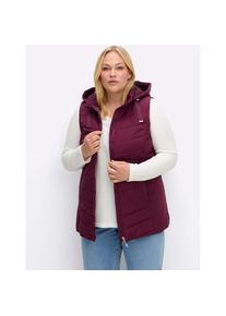 sheego, Damen, Steppweste, burgund, 50, burgund,