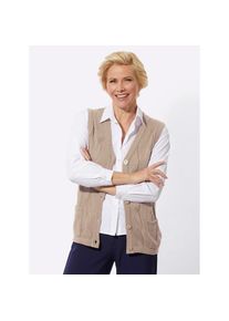 CLASSIC, Damen, Strickweste, sesam, 40, sesam, angenehm weicher Griff