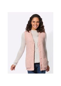 Casual Looks, Damen, Strickweste, puder, 40, flauschige Strickqualit&auml;t