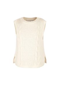 happy girls, Damen, Pullunder mit tollem Zopfdesign im Vorderteil, ecru, 140, Kuscheliger Pullunder von happy girls