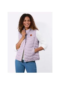 Casual Looks, Damen, Steppweste, flieder, 50, im Zickzack-Muster