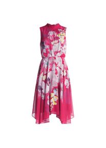 Vera Mont, Damen, Chiffonkleid &raquo;Chiffonkleid ohne Arm&laquo;, Dark Pink/Ros&eacute;, 42 - EURO, Passform: Ausgestellt