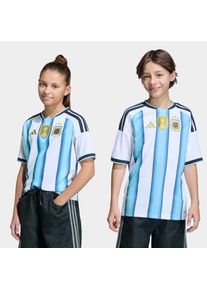 adidas Performance, Unisex, Fu&szlig;balltrikot &raquo;AFA H JSY Y D&laquo; WM Trikot Argentinien 2026, White / Icey Blue / Light Blue, 128, White / Icey Blue / Light 