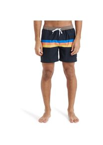Quiksilver, Herren, Boardshorts &raquo;Everyday Straight 15"&laquo;, Black Retro Stripe, S, Material: Stoff aus 100 % recyceltem Microfaser