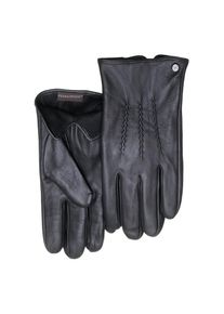 Pearlwood, Herren, Lederhandschuhe &raquo;Gates&laquo;, weiches Innenfutter aus Fleece, black, 8,5, Hochwertiger Herrenlederhandschuh
