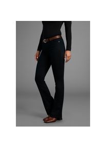 Arizona, Damen, Bootcut-Jeans &raquo;Shaping&laquo; elastische Passform, Bootcut-Beinform, Used-Waschung, hohe Taille, black black, 34 - N-Gr, High-Waist Bootcut-