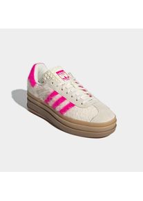 adidas originals, Damen, Sneaker &raquo;GAZELLE BOLD&laquo;, Cream White / Shock Pink / Gold Metallic, 38, Stylische Schuhe mit speziell entwickeltem Knit-