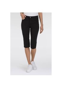 MAC, Damen, Caprihose &raquo;Dream-Sun&laquo; in hochelastischer Denim-Qualit&auml;t mit figurformenden Shaping-Effekt, power black, 34 - N-Gr, Capri-Jeans Dream-Sun 