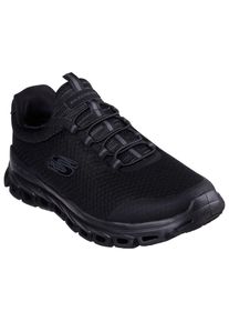 Skechers, Herren, Slip-On Sneaker &raquo;GLIDE-STEP&laquo; , Trekkingschuh, Freizeitschuh, Sneaker zum Schlupfen, schwarz-schwarz, 44, schwarz-schwarz, Bequemer 