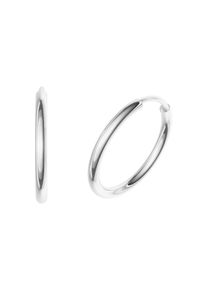 Firetti, Damen, Paar Creolen &raquo;Schmuck Geschenk Silber 925 2,0 mm breit&laquo; Made in Germany, silberfarben, 20, Schlichte, elegante Ohrringe im klassischen