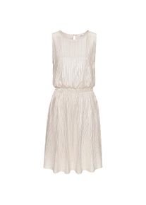 Lascana, Damen, Sommerkleid mit Glitzerf&auml;den im Material, Partykleid, leicht transparent, beige-goldfarben, N-Gr, 38 - N-Gr, beige-goldfarben, 