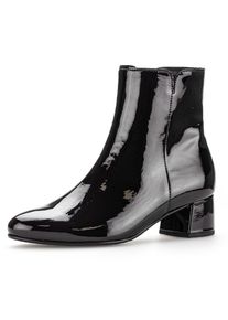 Gabor, Damen, Stiefelette mit Best Fitting-Ausstattung, schwarz Lack, 36, schwarz Lack, Stiefelette in schlichter Eleganz