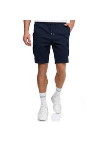 INDICODE, Herren, Shorts &raquo;INNello cargo shorts&laquo;, Sky Captain, N-Gr, S - N-Gr, Sky Captain, Cargoshort mit Kordel von INDICODE