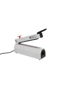 Selladora de sobremesa para bolsas pl&aacute;sticas SEALKID, con dispositivo de corte, L x A del cord&oacute;n de soldadura 236 x 3 mm