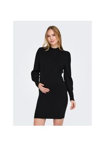 Only Maternity, Damen, Strickkleid &raquo;OLMKATIA L/S DRESS KNT NOOS&laquo;, Black, N-Gr, M -N-Gr, Black, Langarm Strickkleid von Only