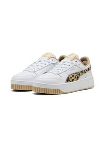 Puma, Damen, Sneaker &raquo;CARINA STREET ANIMAL FLAIR&laquo;, Puma White-Toasted Almond-Puma Silver, 40, Puma White-Toasted Almond-Puma Silver,