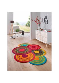 wash+dry by Kleen-Tex, Teppich &raquo;Cosmic Colours&laquo; stufenf&ouml;rmig 9 mm H&ouml;he rutschhemmend, waschbar, Wohnzimmer, bunt, Kunstfaser, B : 140 cm 1 Stk. - 9 mm