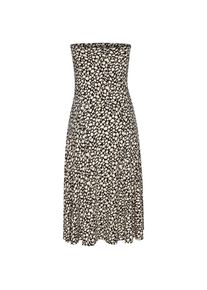 Lascana, Damen, Strandkleid mit verschiedenen Tragem&ouml;glichkeiten, Jerseykleid, Strandrock, beige-schwarz bedruckt, N-Gr, 34 - N-Gr, beige-schwarz 