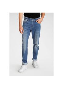 H.I.S. H.I.S, Herren, Comfort-fit-Jeans &raquo;ANTIN&laquo; bequeme Passform, gerades Bein, mit Used-Waschung, mid blue, 31 - L&auml;nge 36, Comfort-fit-Jeans mit geradem 