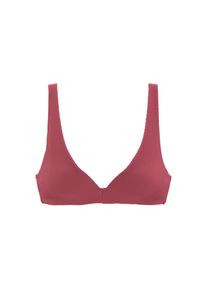 Sunseeker, Damen, Triangel-Bikini-Top &raquo;Fancy&laquo; mit Push-up-Effekt, rostrot, 40 - Cup B, In trendiger Strukturware