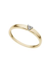 Firetti, Damen, Diamantring &raquo;Schmuck Geschenk Gold 333 Damenring Goldring Diamant&laquo; mit Brillanten, gelbgoldfarben-wei&szlig;goldfarben, 17, Wundervoller 