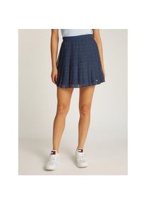 Tommy Jeans, Damen, Plisseerock &raquo;TJW MINI STAR AOP PLEATED SKIRT&laquo; mit Allover-Muster, Navy, XS (34), Navy, Plisseerock von Tommy Jeans