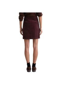 Marc O'Polo Marc O'Polo, Damen, Minirock aus Samt, black cherry, 44, black cherry, Samtrock von Marc O'Polo