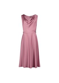 Vera Mont, Damen, Cocktailkleid &raquo;Cocktailkleid mit Wasserfallausschnitt&laquo;, Desert Rose, EURO, 40 - EURO, Desert Rose, Passform: Ausgestellt