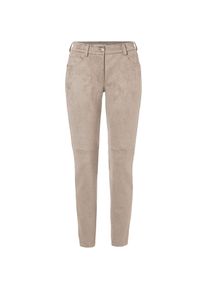 MAC, Damen, 5-Pocket-Hose &raquo;SLIM&laquo; Veloursqualit&auml;t aus elastischem Material, oxide brown, 46 - L&auml;nge 28, Stretch- Hose von MAC