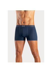 H.I.S. H.I.S, Herren, Boxer &raquo;Boxershorts f&uuml;r Herren&laquo; Packung, 5 Stk. mit Steifen und Logo im Bund, schwarz, navy, 5 Stk., M - 5 Stk., schwarz, navy, H.I.S 