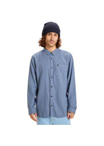 Quiksilver, Herren, Langarmhemd &raquo;Motherfly Solid&laquo;, China Blue, L - US-Gr&ouml;&szlig;en, Stoff: Geb&uuml;rsteter Flanellstoff aus...