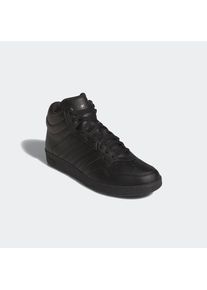 adidas Sportswear, Damen, Sneaker &raquo;HOOPS 4.0 MID&laquo;, Core Black / Core Black / Cloud White, 44,5, Ein Mid-Cut-Sneaker mit B-Ball-Vibe.
