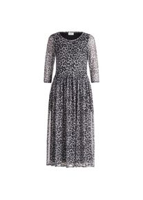 Vera Mont, Damen, Maxikleid &raquo;Maxikleid mit Leoprint&laquo;, Grau/Schwarz, 42 - EURO, Passform: Leicht tailliert