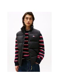 Tommy Jeans, Herren, Steppweste &raquo;TJM VAIL PUFFER VEST&laquo; Steppweste Gef&uuml;ttert Outdoorjacke mit Stehkragen, relaxed fit, Black, M, Pufferweste von Tommy 