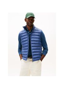 Tommy Hilfiger, Herren, Steppweste &raquo;PACKABLE RECYCLED VEST&laquo; mit Logostickerei, Faded Indigo, XL, Leichte Steppweste von Tommy Hilfiger