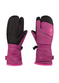 Trollkids, Damen, Skihandschuhe &raquo;KIDS TROLL 3 FINGER GLOVE&laquo; 2 Stk., bright berry/light magenta, 457Y8Y, Skihandschuhe von Trollkids