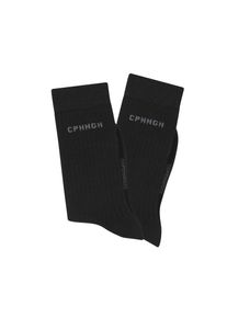 Copenhagen Studios, Damen, Basicsocken Packung, 2 Paar tlg. gerippt, mit w&auml;rmender Wolle, 2x schwarz, 39-42, 2x schwarz, Gerippte Socken mit w&auml;rmender