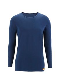 Bruno Banani, Herren, Unterhemd &raquo;Warm Up&laquo; mit kontrastfarbenen Markenlabel, marine, L, marine, Longshirt von Bruno Banani